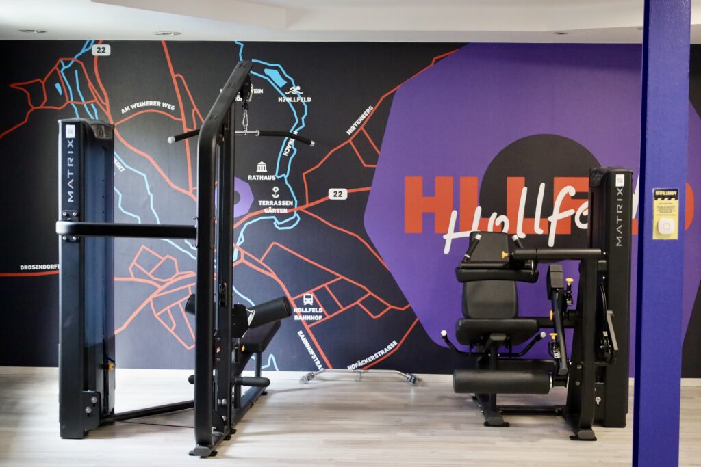 Trainingsbereich im Fitnessstudio FITOMAT Hollfeld